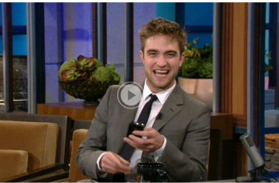 UPDATE:WATCH Robert Pattinson on The Tonight Show