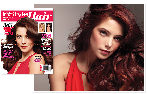 Ashley Covers InStyle Hair Issue