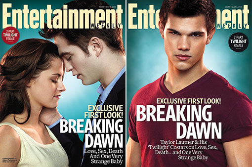 New "Breaking Dawn" Covers And Movie Stills From EW! 